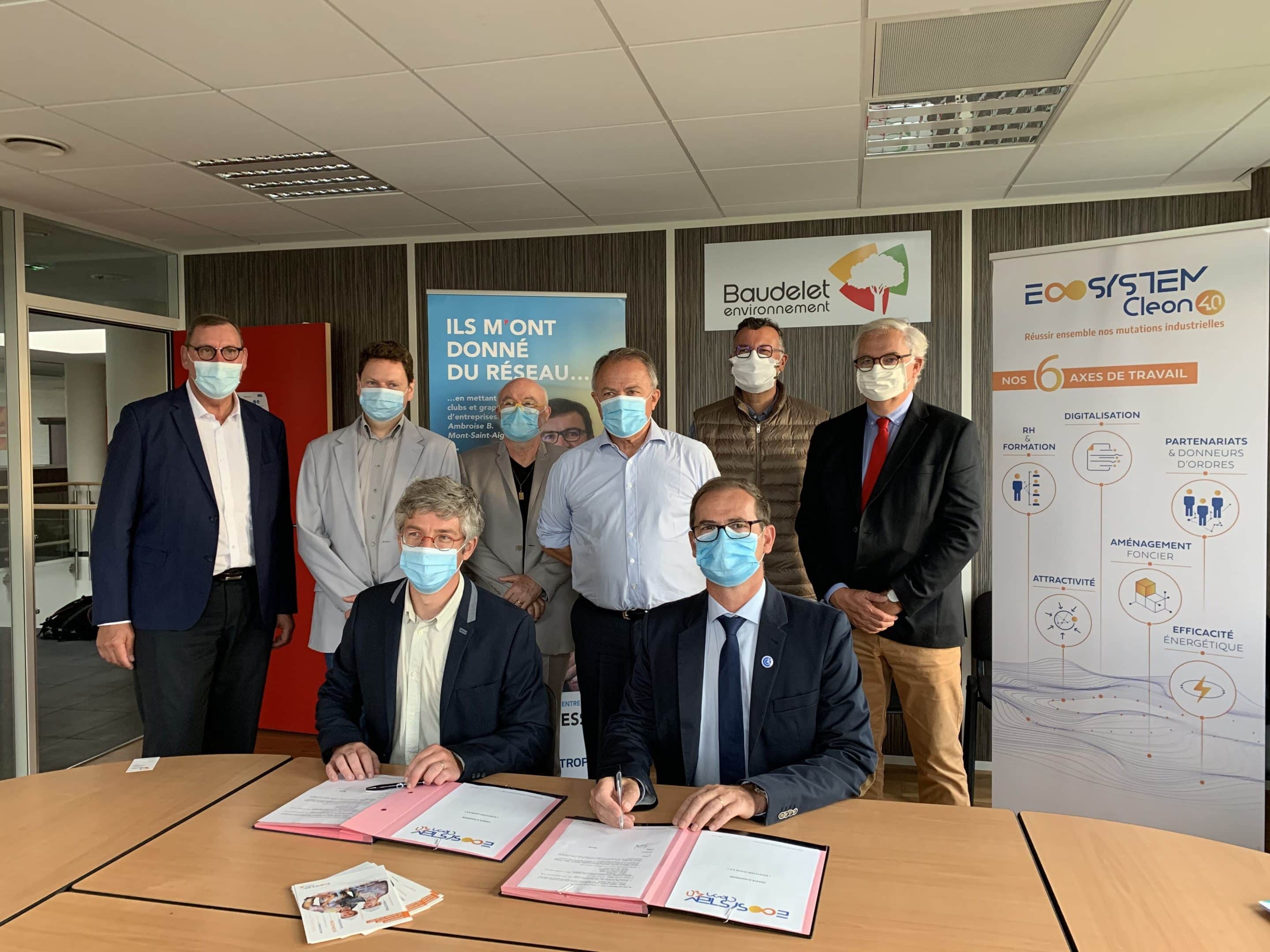 Le Groupe Baudelet Environnement rejoint L’ECOSYSTEM CLEON 4.0