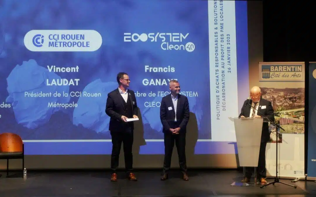 Politique d’achats responsables et solutions de décarbonation pour les PME locales : la CCI Rouen Métropole et l’ECOSYSTEM CLEON 4.0 réunissent de grands donneurs d’ordres pour apporter leur témoignage – 26 janvier 2023