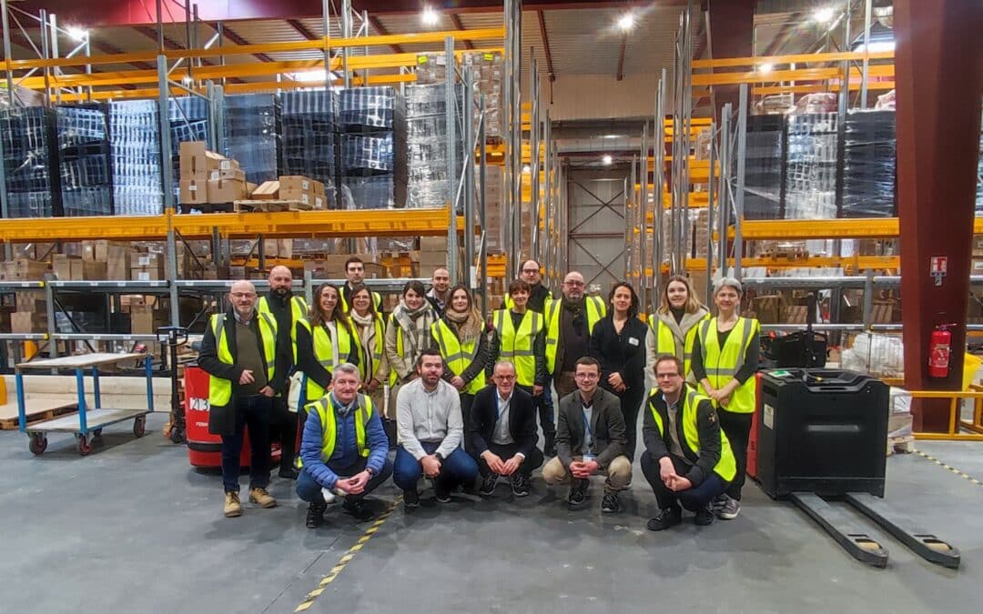 Visite plateforme logistique CHU Rouen Normandie – 6 avril 2023