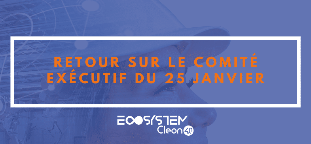 Comité Exécutif – 25 janvier 2024